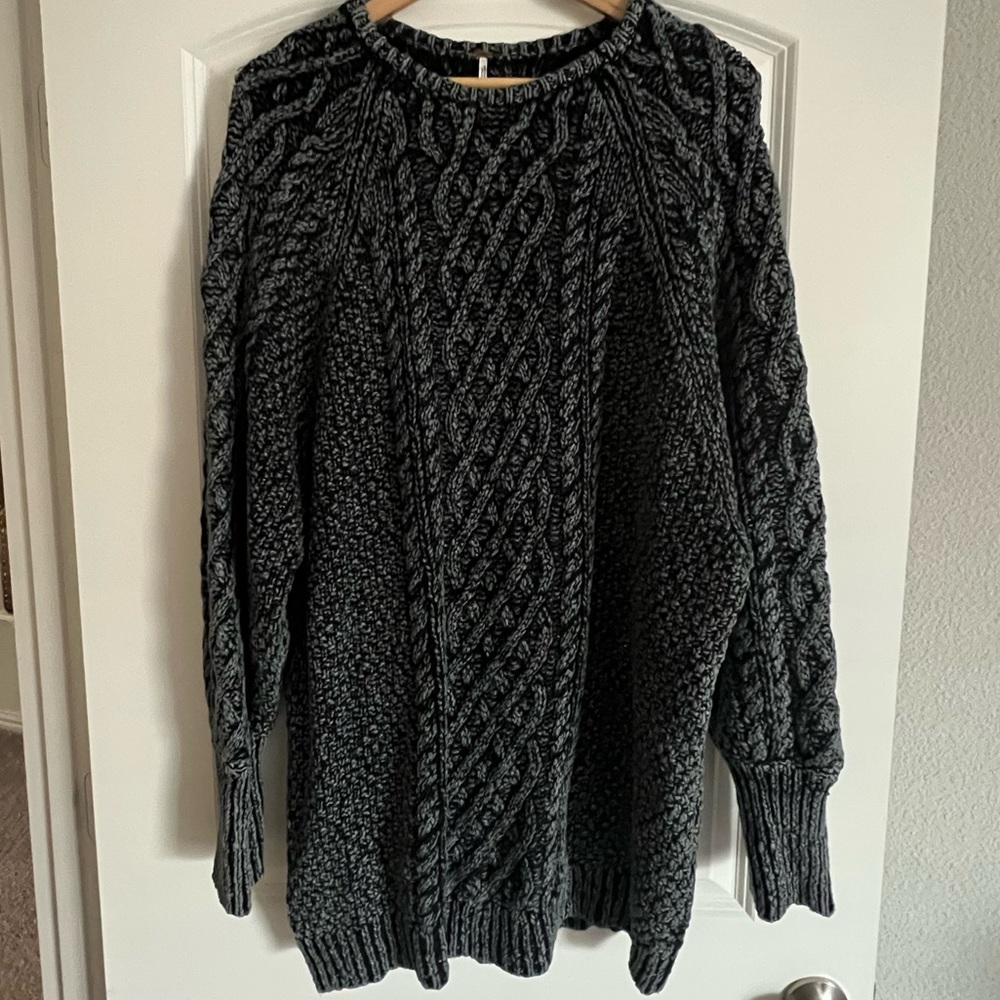 Free People On A Boat Cable Knit Sweater Dress (NWOT)